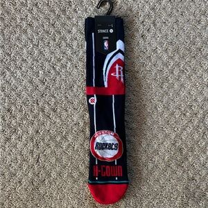 NWT Stance NBA Houston Rockets Socks - Navy Size L